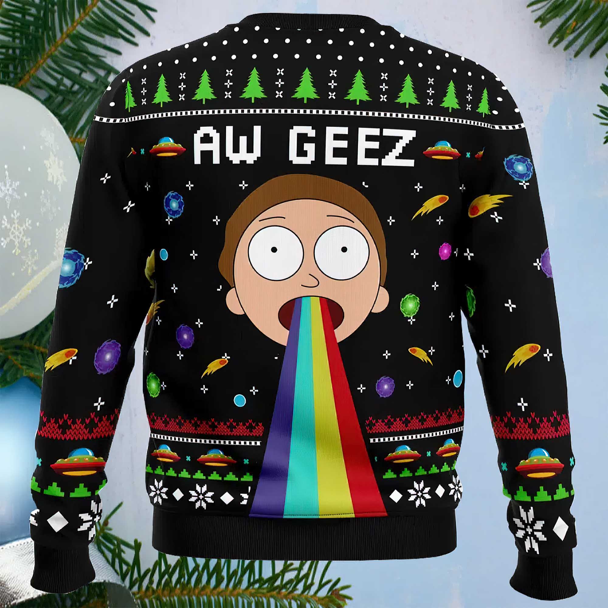 Aw Geez Ugly Christmas Sweater Aw Geez Ugly Christmas Sweater