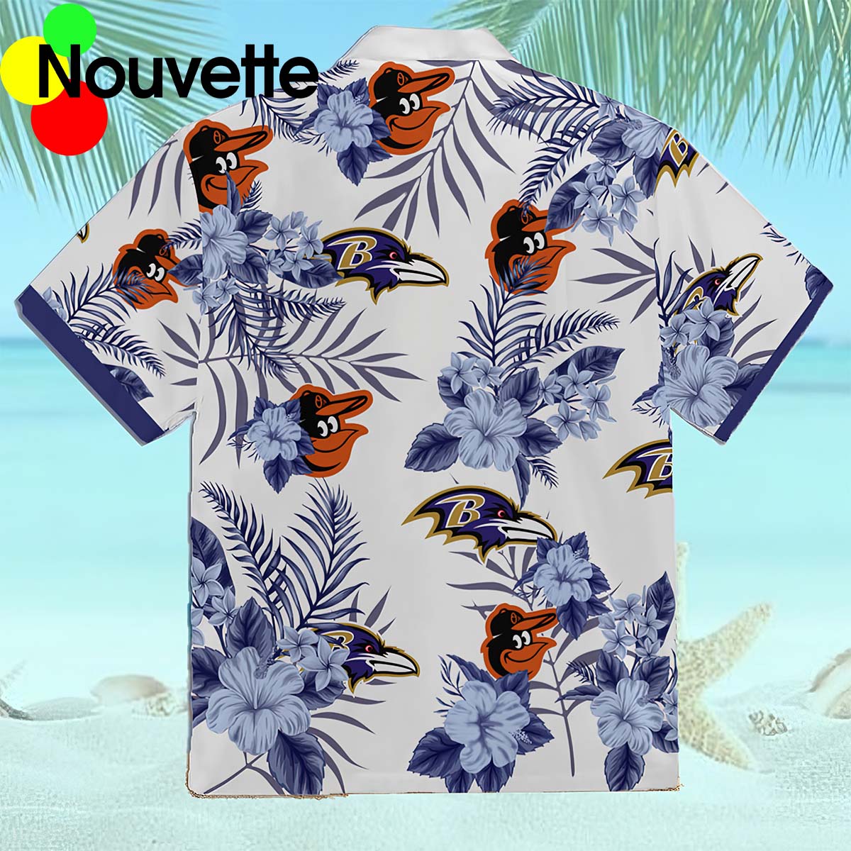 Ravens Orioles Hawaiian Shirt Ravens Orioles Hawaiian Shirt