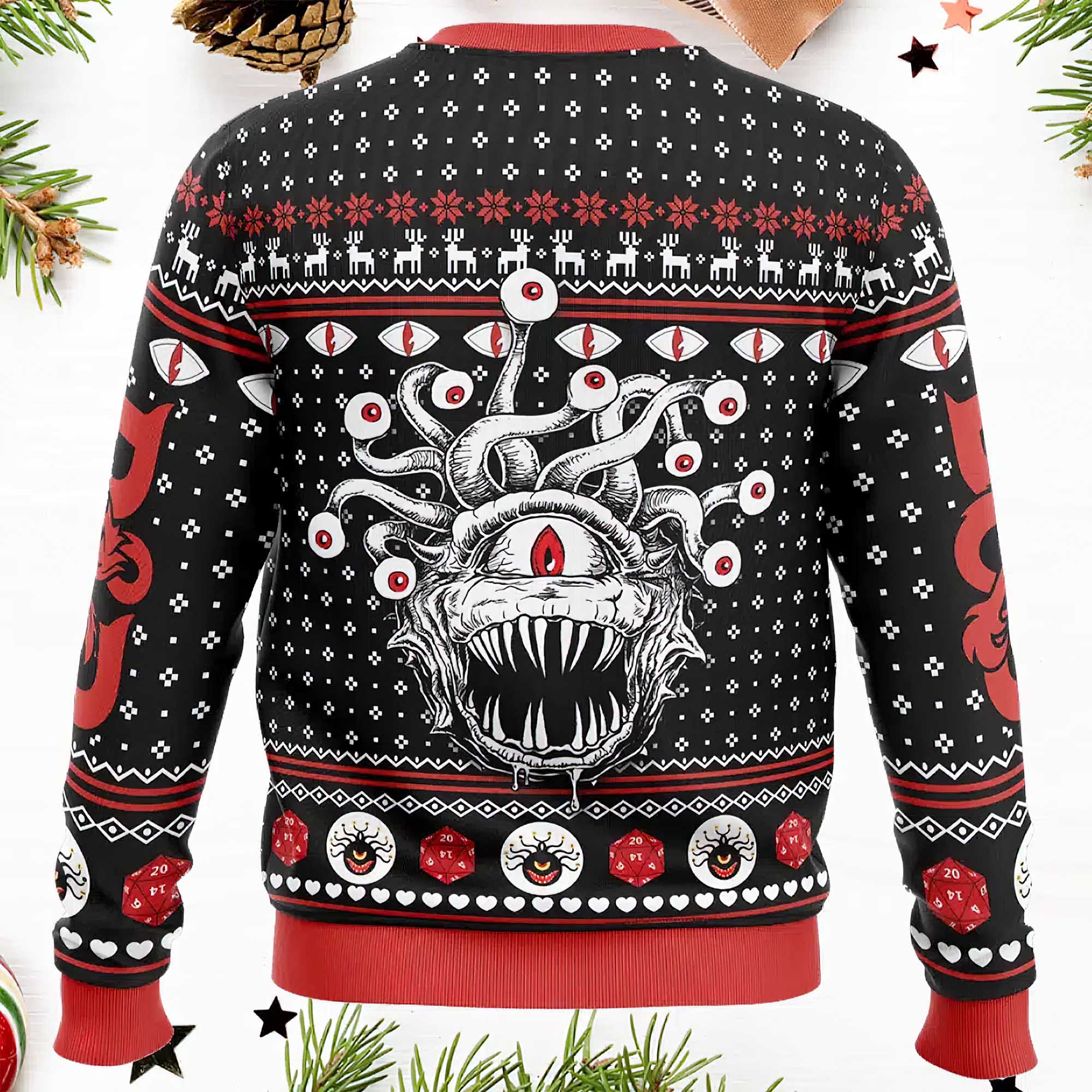 Beholder Dungeons And Dragons Ugly Christmas Sweater Beholder Dungeons And Dragons Ugly Christmas Sweater