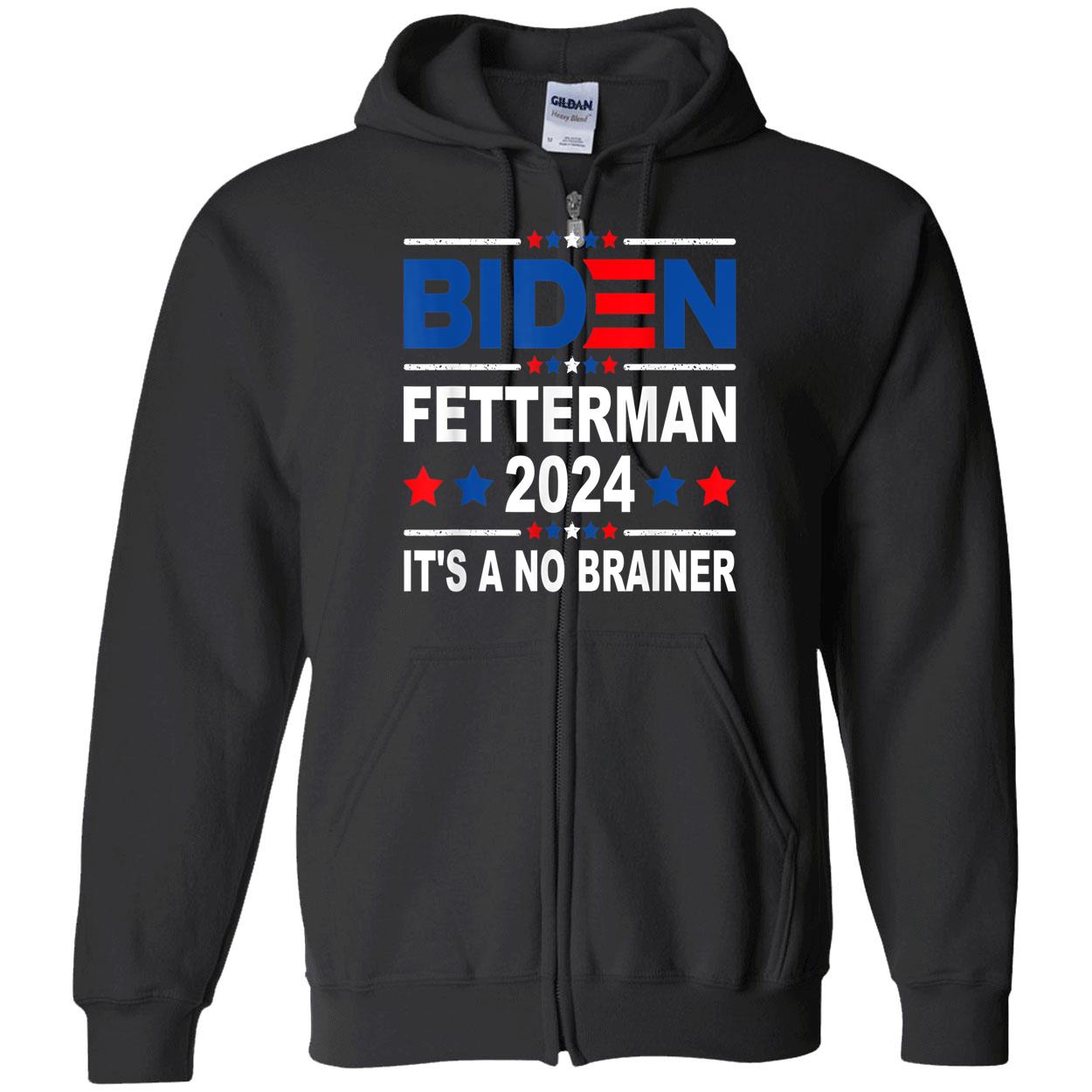 B*Den Fetterman 2024 It’S A No Brainer Shirt B*Den Fetterman 2024 It’S A No Brainer Shirt