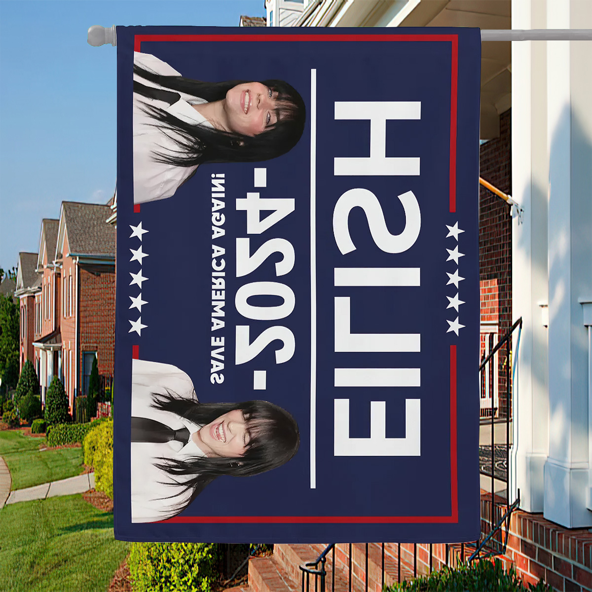 Billie Eilish 2024 Save America Again Flag Billie Eilish 2024 Save America Again Flag