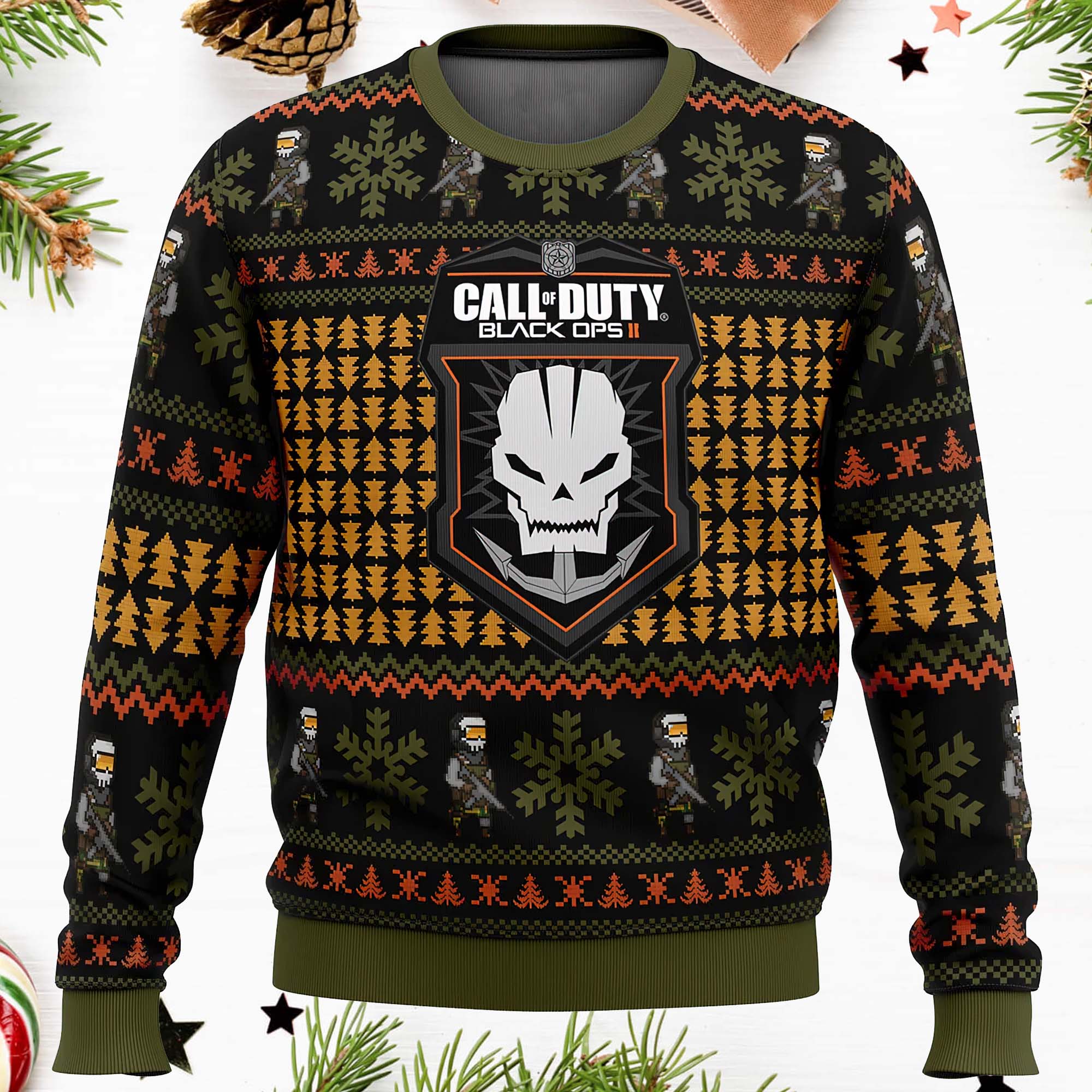 Black Ops 2 Call Of Duty Ugly Christmas Sweater Black Ops 2 Call Of Duty Ugly Christmas Sweater