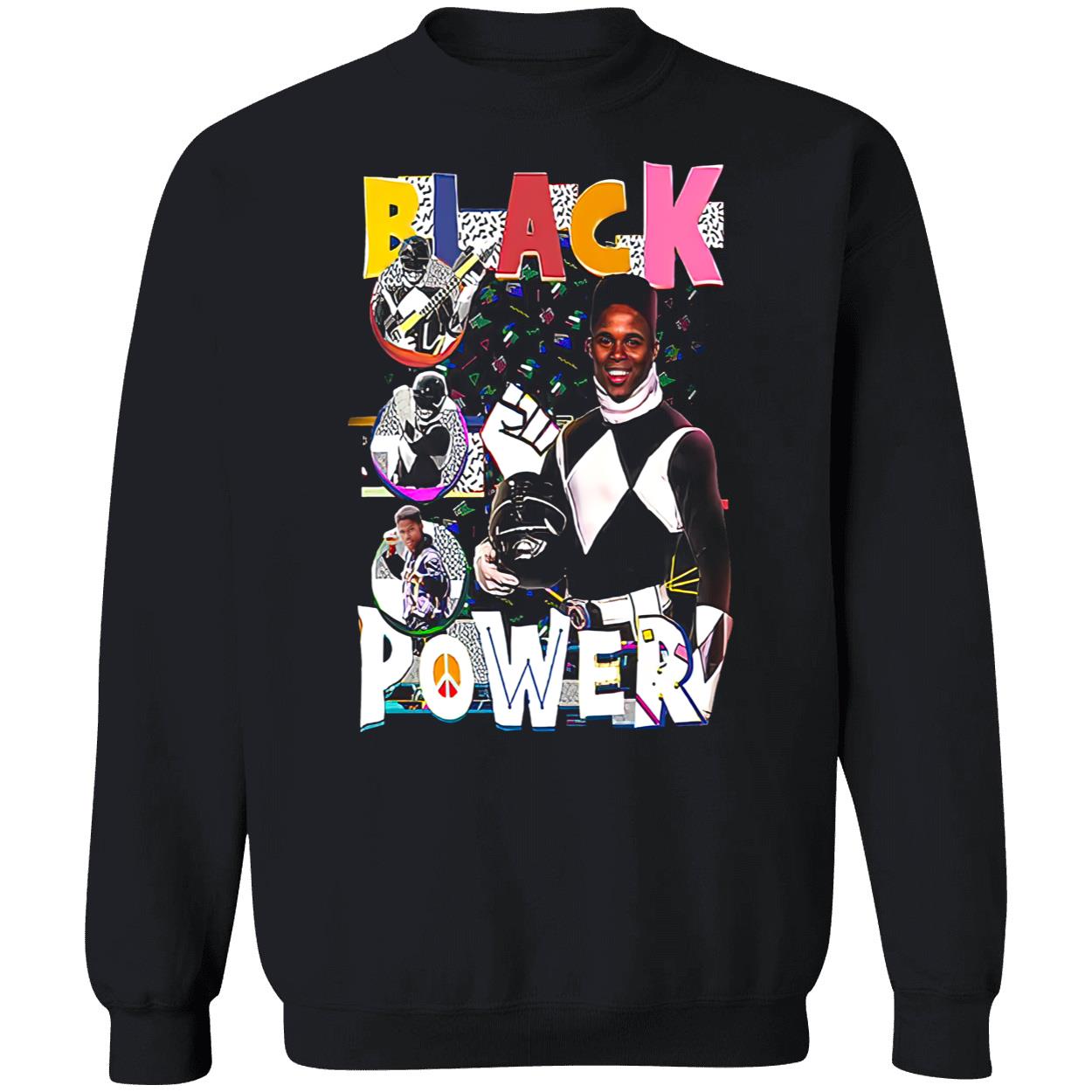Black Power Mighty Morphin Power Rangers Shirt Black Power Mighty Morphin Power Rangers Shirt