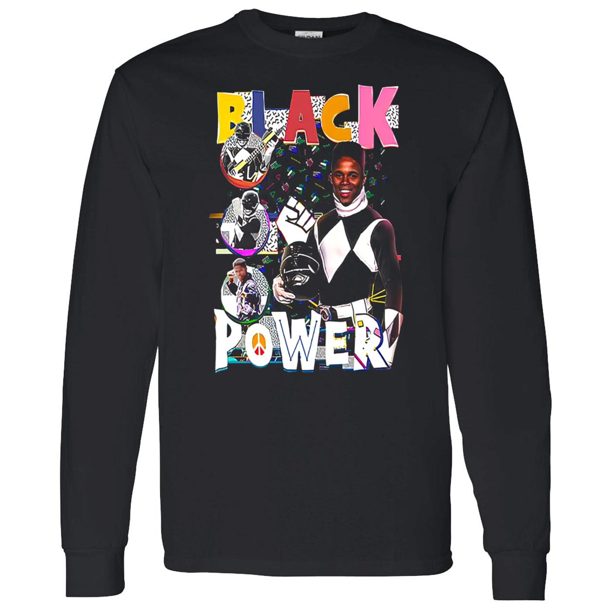 Black Power Mighty Morphin Power Rangers Shirt Black Power Mighty Morphin Power Rangers Shirt