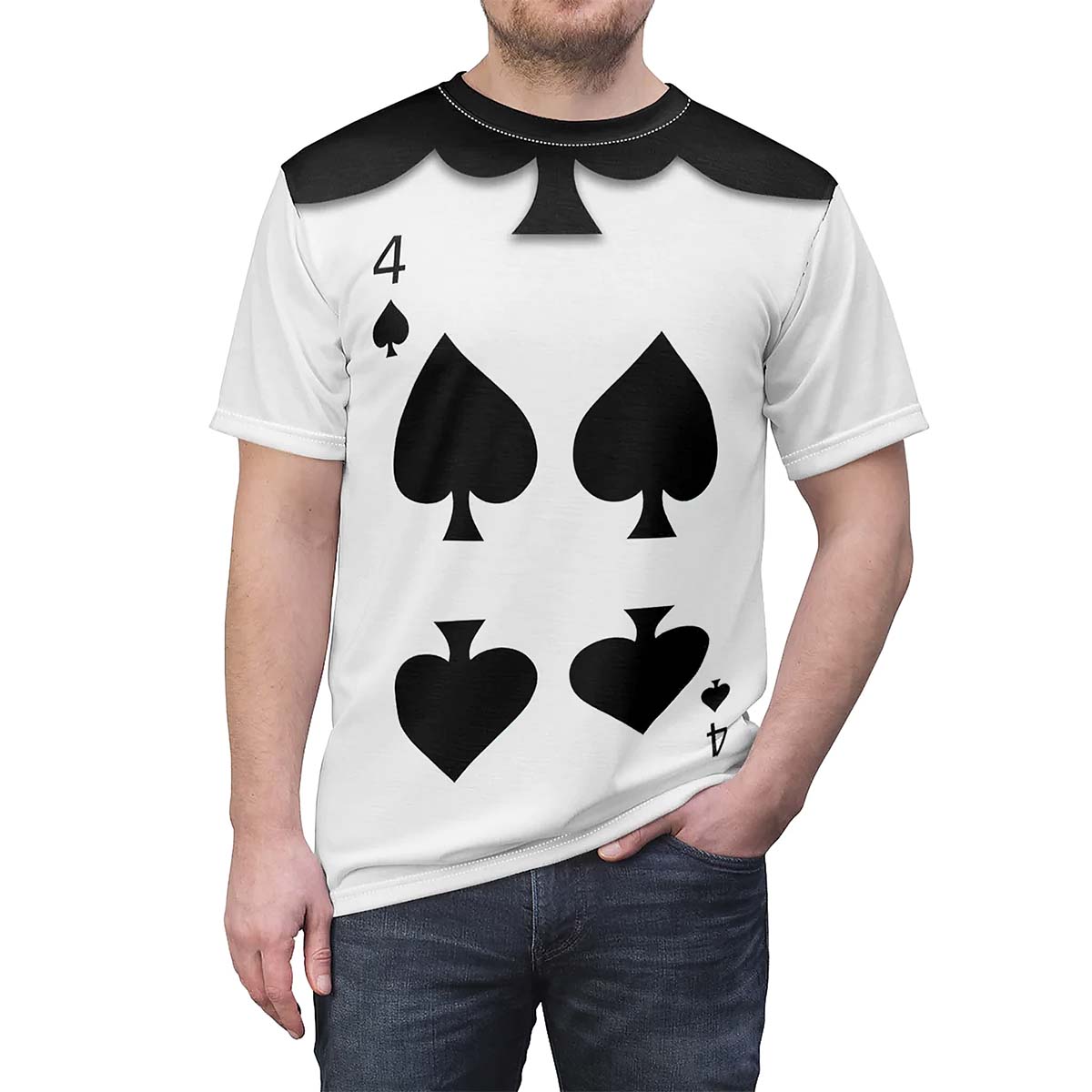 Black Spade Alice In Wonderland Costume Shirt