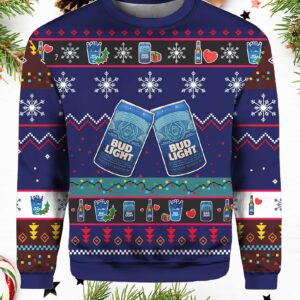 Bud Light Christmas Ugly Sweater