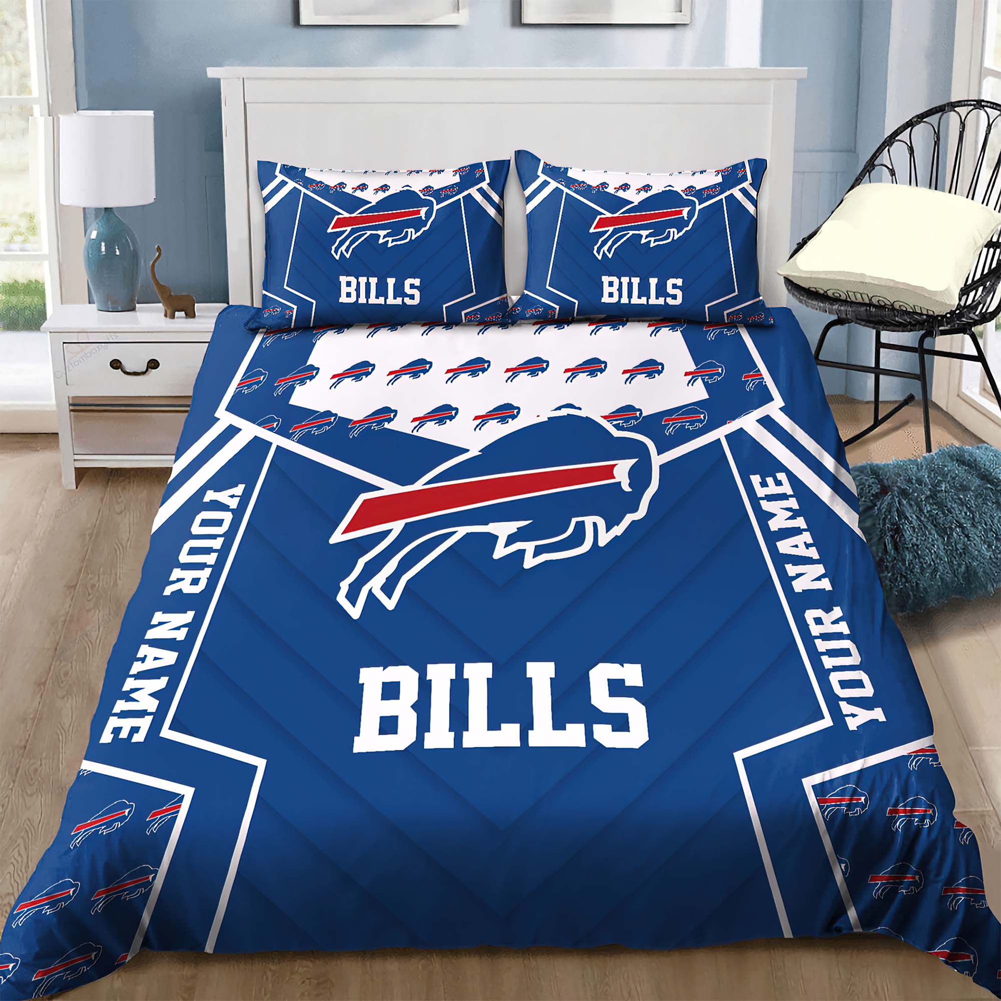 Buffalo Bills Custom Name Blanket Buffalo Bills Custom Name Blanket