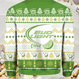 Bud Light Lime Christmas Ugly Sweater