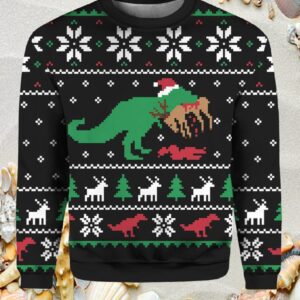 T-Rex Ugly Christmas Sweater