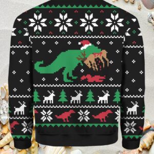 T-Rex Ugly Christmas Sweater 1 T-Rex Ugly Christmas Sweater