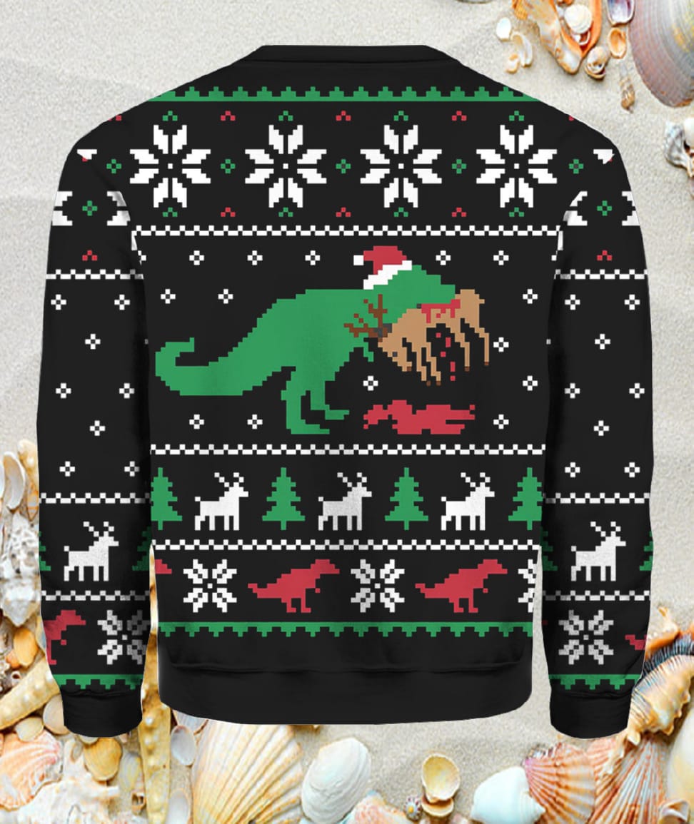 T-Rex Ugly Christmas Sweater T-Rex Ugly Christmas Sweater