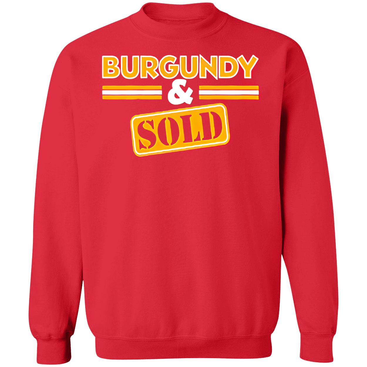 Burgundy And Sold Shirt Burgundy And Sold Shirt
