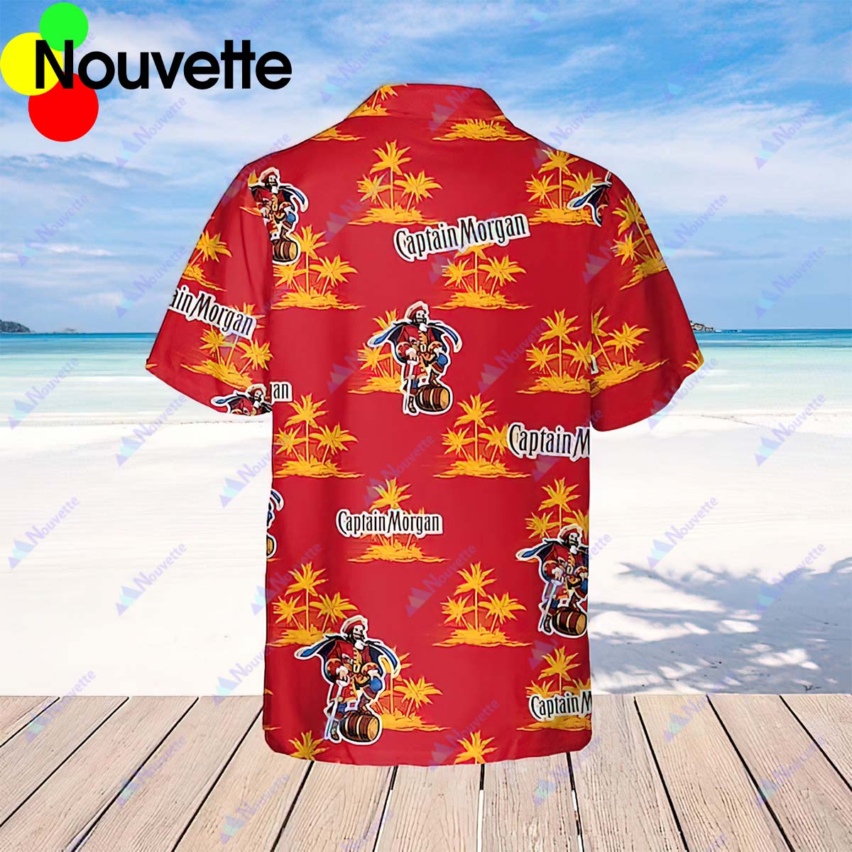 Captain Morgan Summer Beach Hawaiian Shirt Captain Morgan Summer Beach Hawaiian Shirt