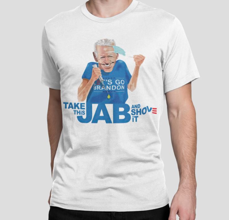 Take This Jab And Shove It By Johnny Bitcoin Shirt Take This Jab And Shove It By Johnny Bitcoin Shirt