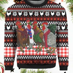 Chicken Under Snow Christmas Sweater.jpg