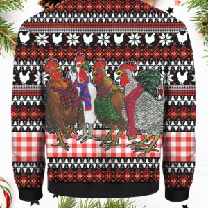 Chicken Under Snow Christmas Sweater11.jpg