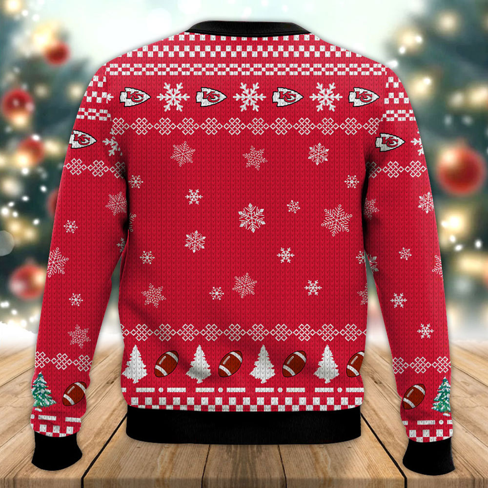 Chiefs Cross Ugly Christmas Sweater Chiefs Cross Ugly Christmas Sweater