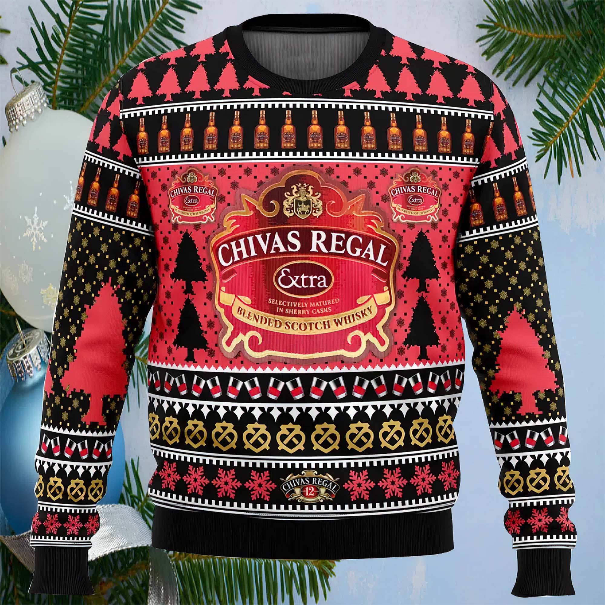 Chivas Regal Ugly Christmas Sweater