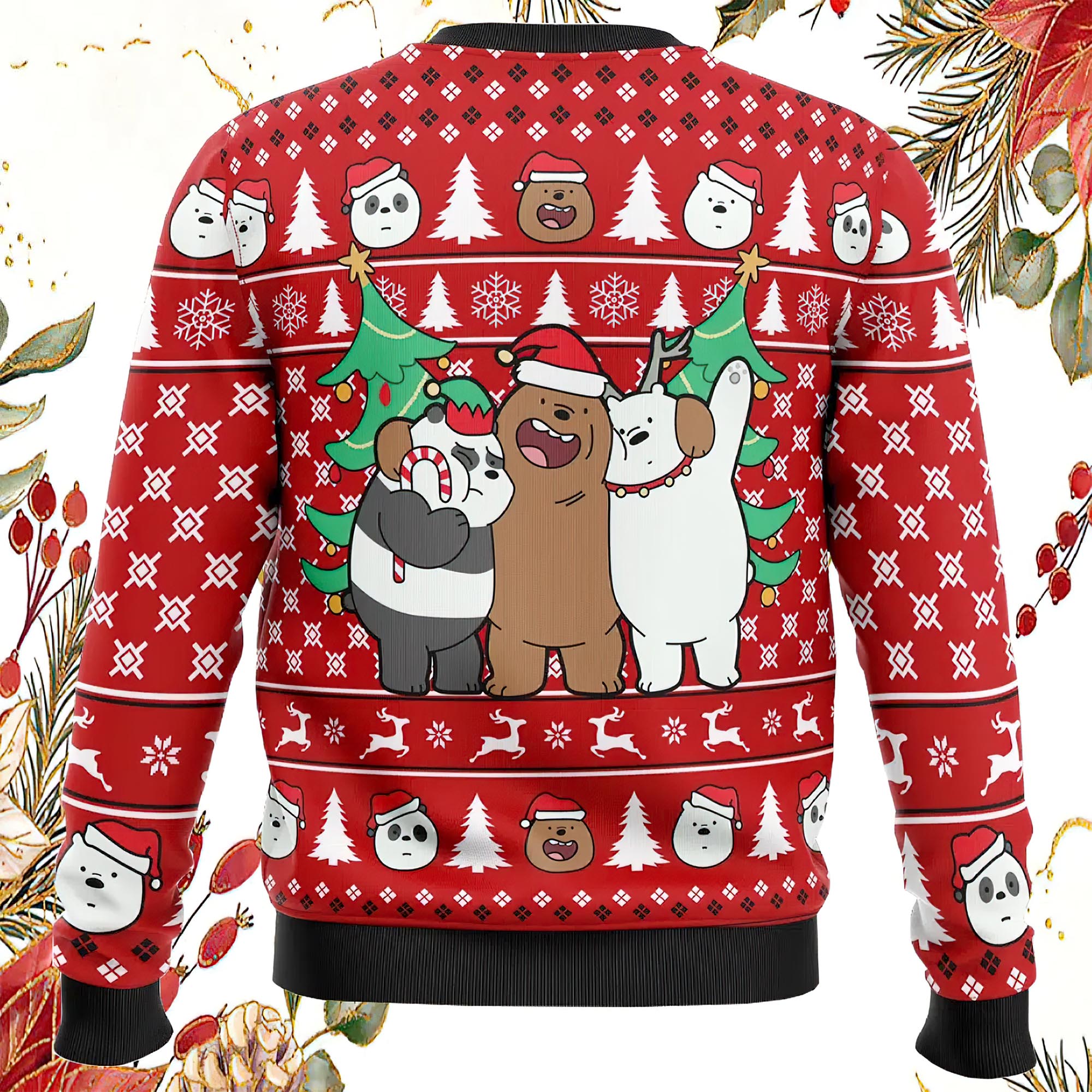 Christmas Bears We Bare Bears Ugly Christmas Sweater Christmas Bears We Bare Bears Ugly Christmas Sweater