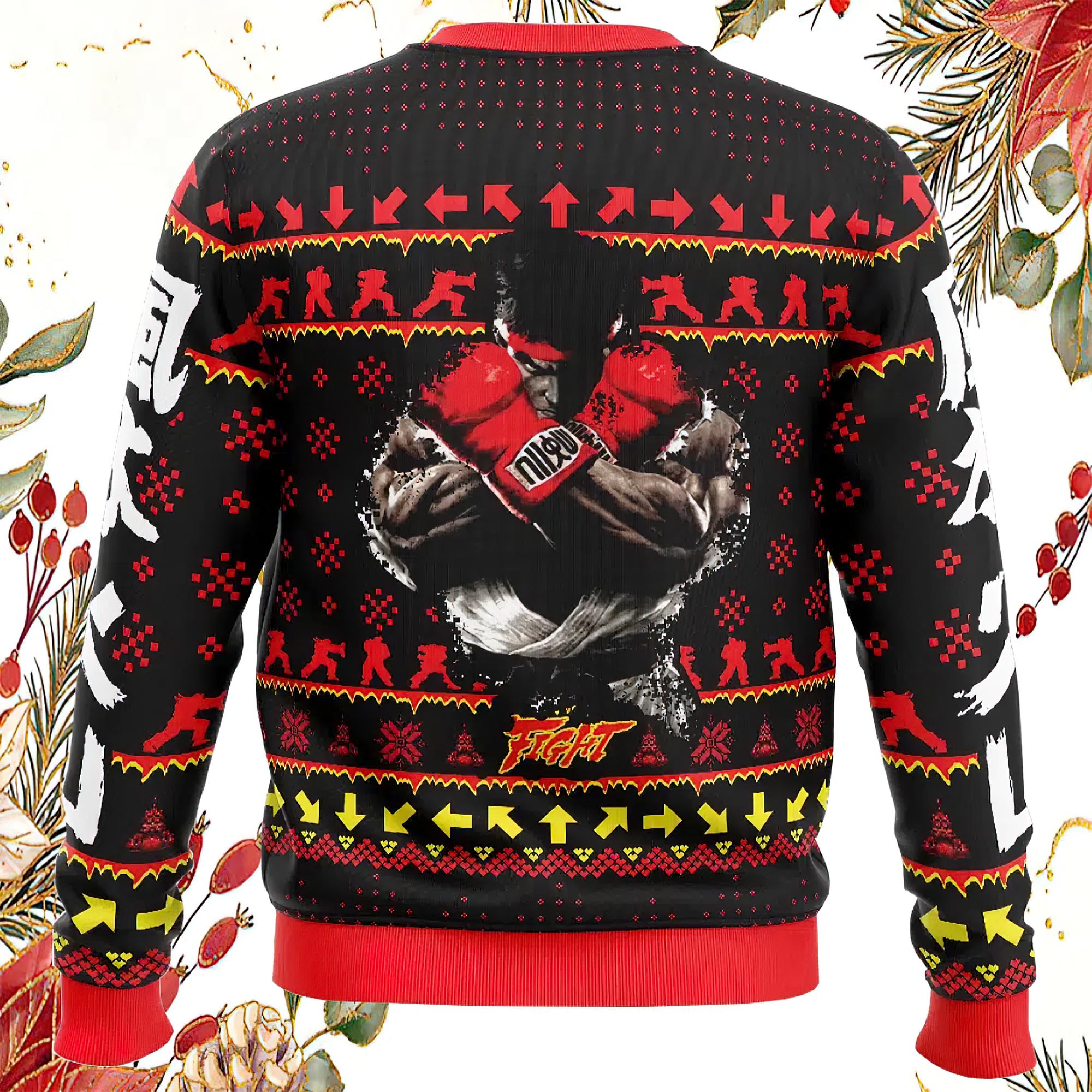 Christmas Ryu Street Fighter Ugly Christmas Sweater Christmas Ryu Street Fighter Ugly Christmas Sweater