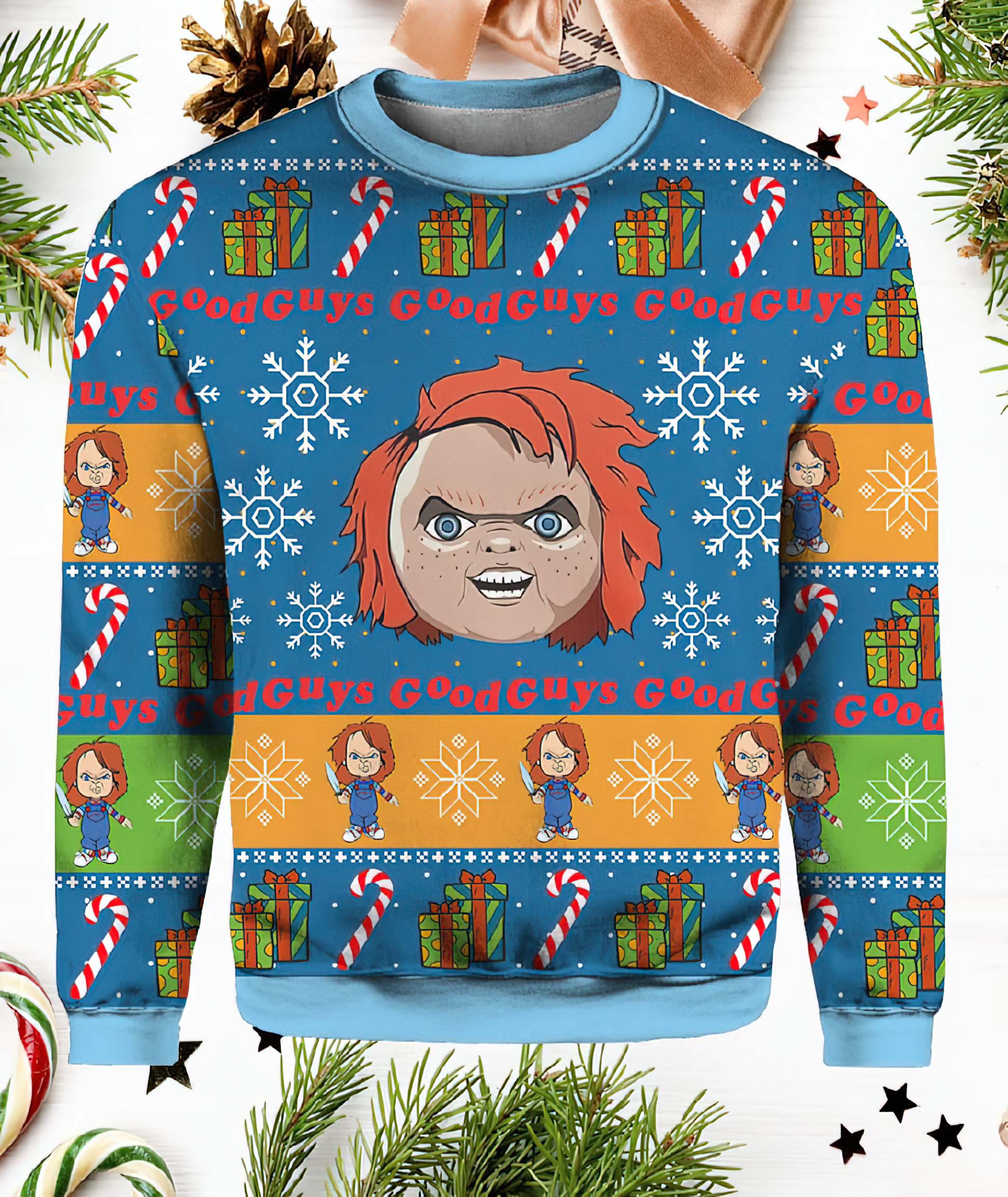 Chucky Good Guys Ugly Christmas Sweater