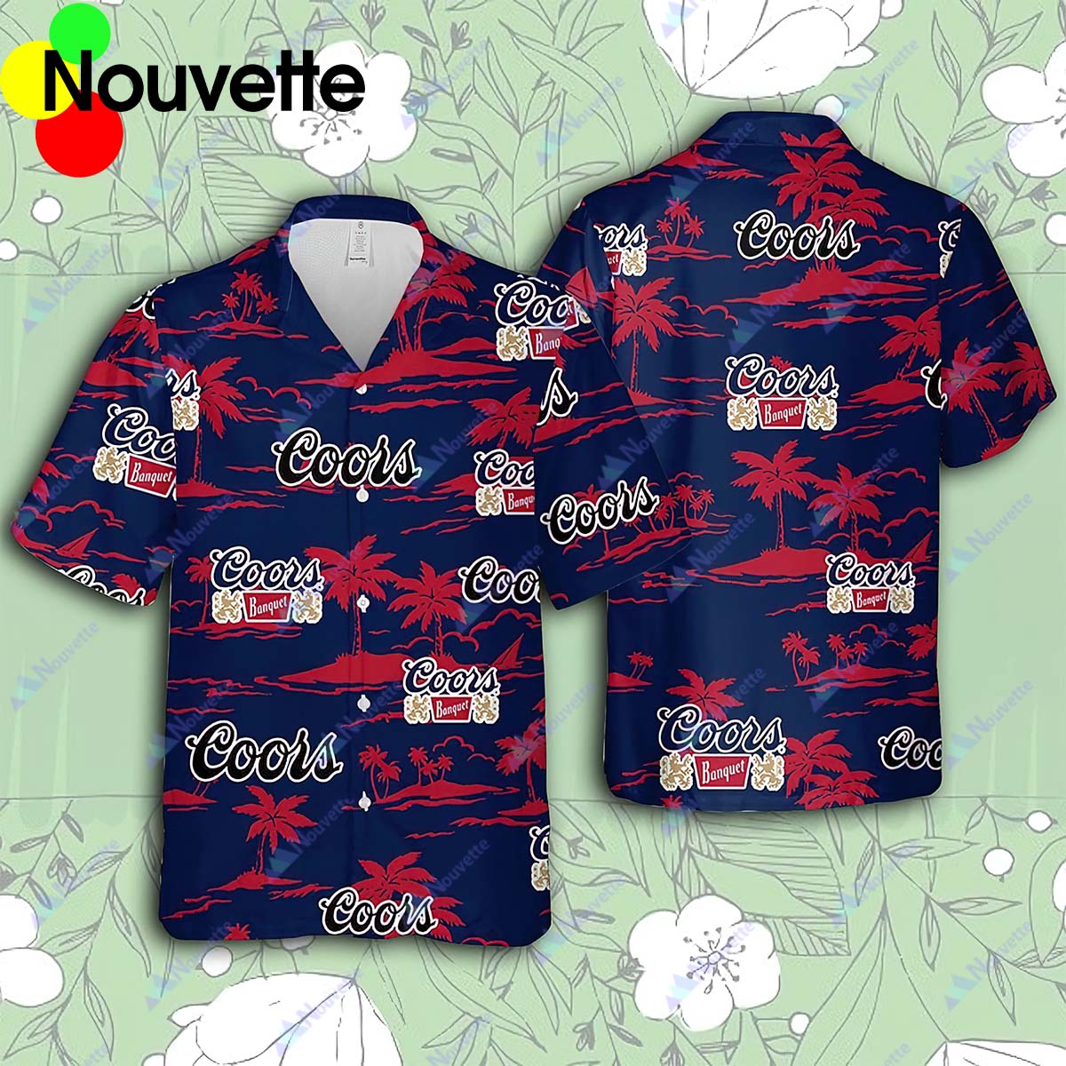Coors Banquet Beach Pattern Hawaiian Shirt Coors Banquet Beach Pattern Hawaiian Shirt