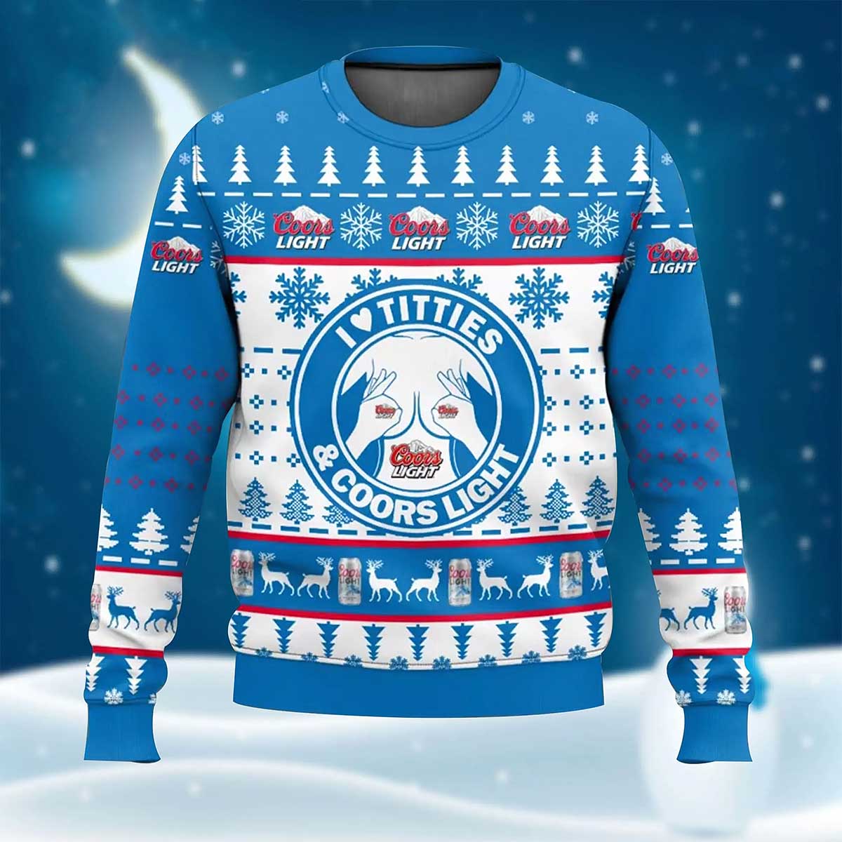 Coors Light Titties Ugly Christmas Sweater Coors Light Titties Ugly Christmas Sweater