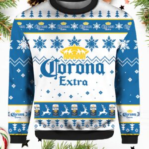 Corona Extra Custome Name Ugly Christmas Sweater