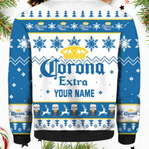 Corona Extra Custom Name Ugly Christmas Sweater 1 Corona Extra Custome Name Ugly Christmas Sweater1.jpg