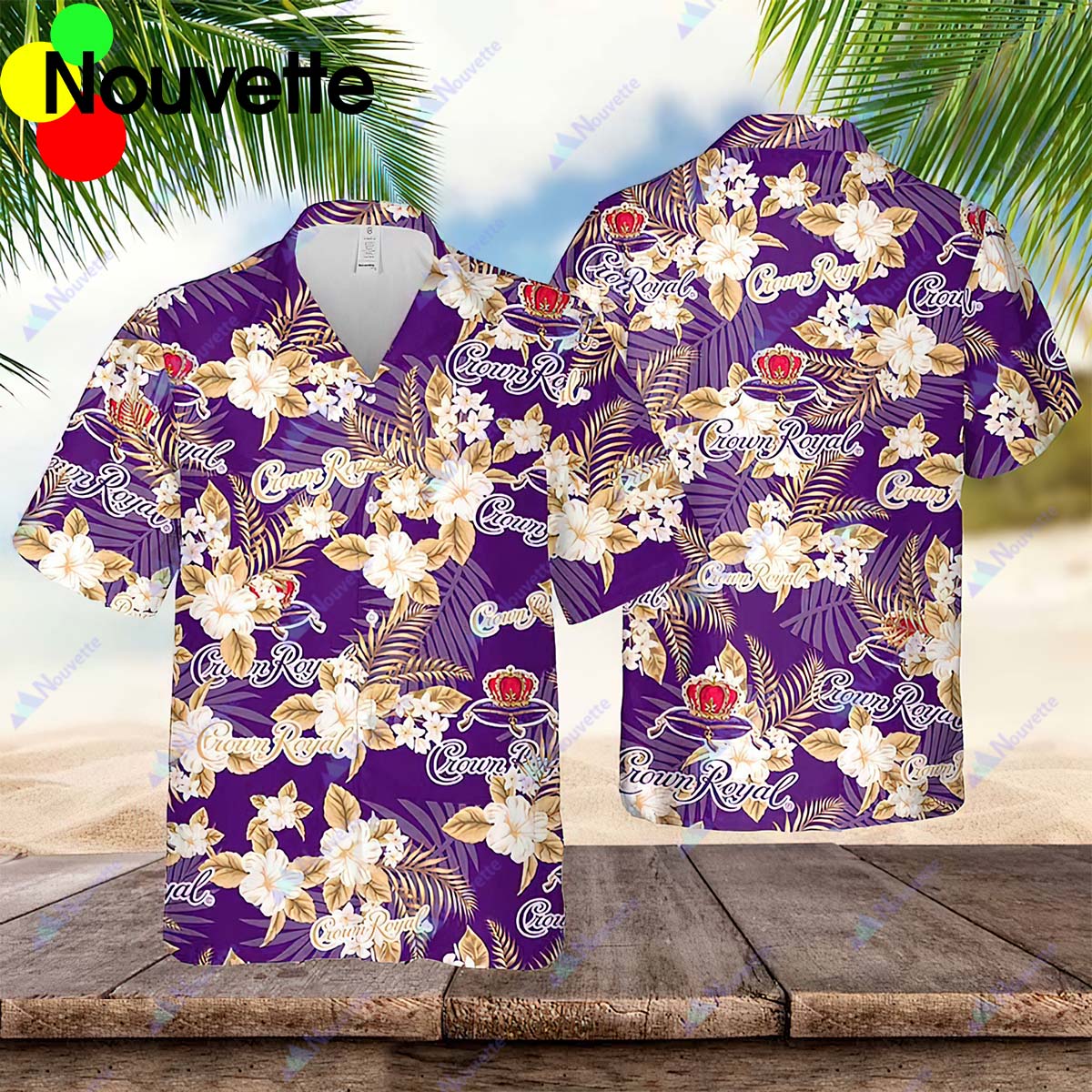 Crown Royal Whiskey Palm Leaves Shirt Crown Royal Whiskey Palm Leaves Shirt