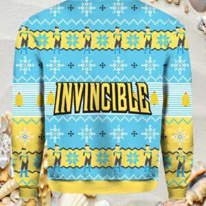 Cute Xmas Invincible Christmas Ugly Sweater 1 Cute Xmas Invincible Christmas Ugly Sweater1.jpg