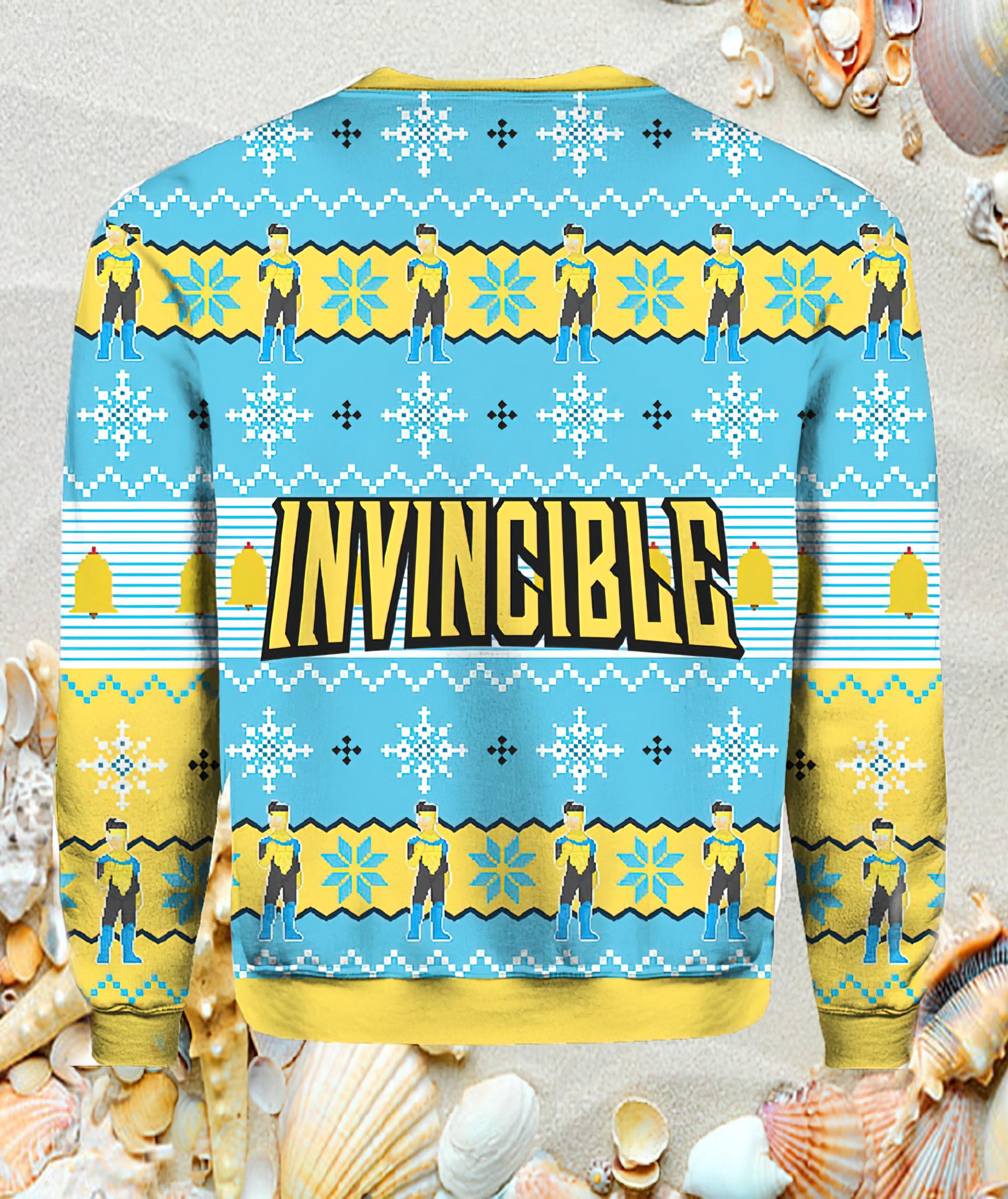 Cute Xmas Invincible Christmas Ugly Sweater Cute Xmas Invincible Christmas Ugly Sweater