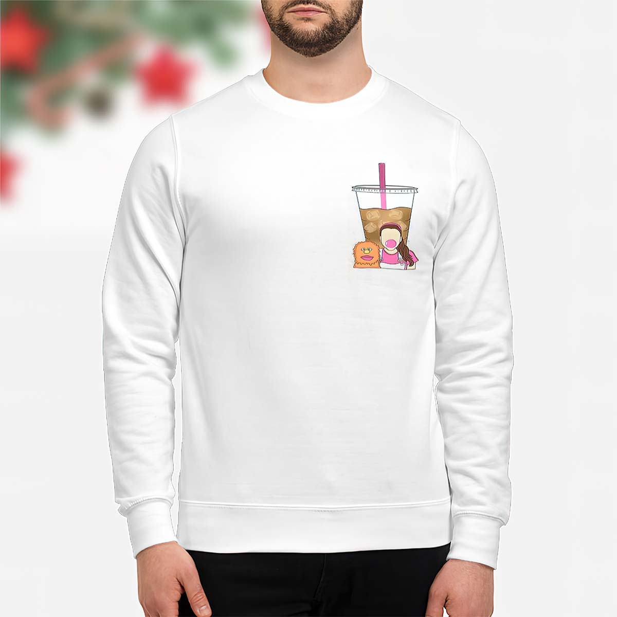 Running On M.S Rachel And Iced Coffee Sweatshirt