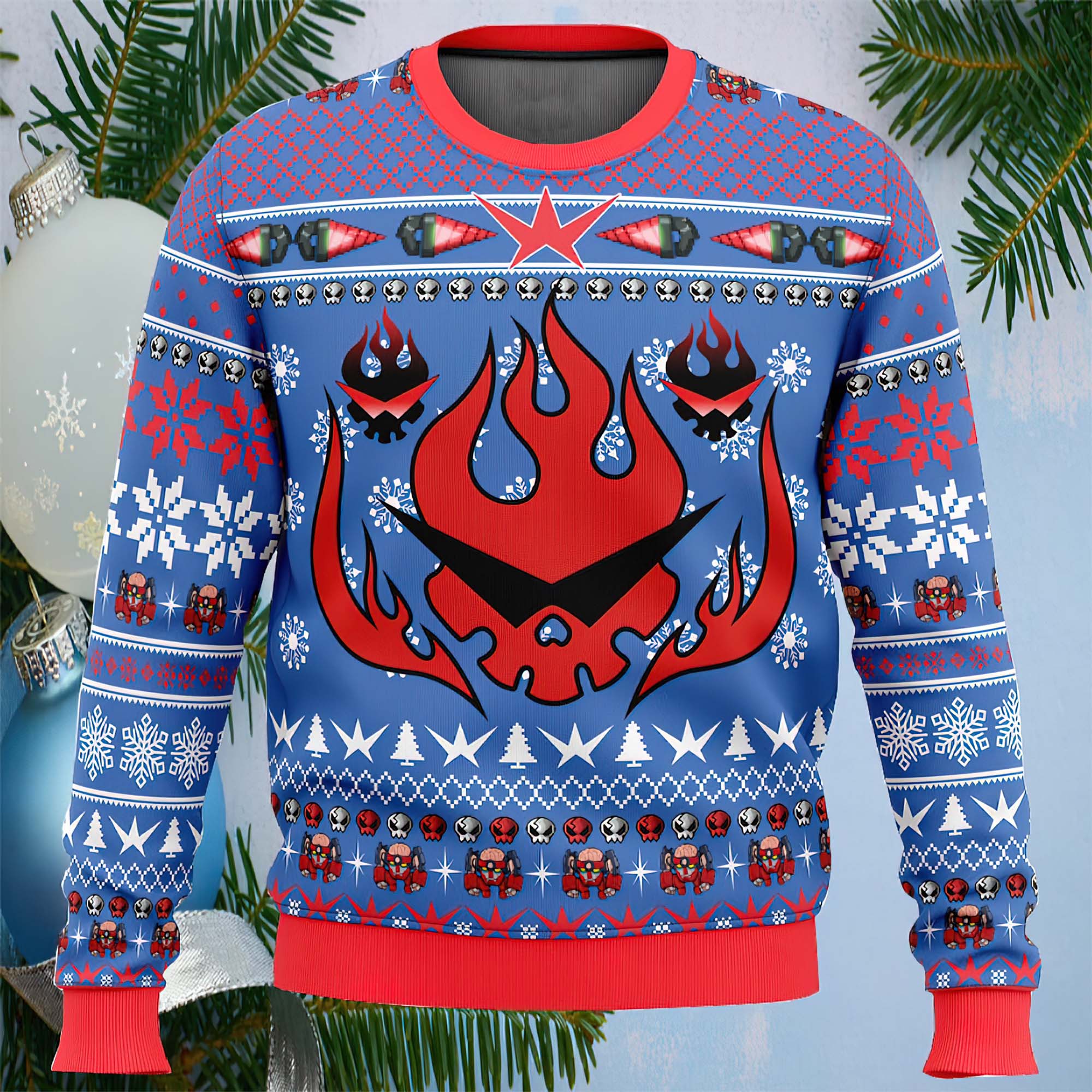 Dai-Gurren Tengen Toppa Gurren Lagann Ugly Christmas Sweater