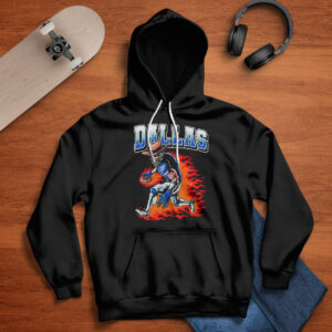 Cowboys Flaming Skeleton Player Shirt 1 Dallas Cowboys Flaming Skeleton Player Shirt