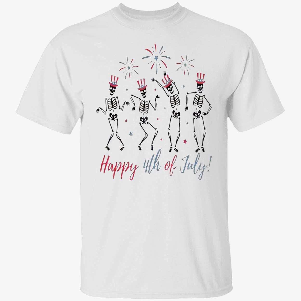 Dancing Skeleton 4Th Of July Shirt Dancing Skeleton 4Th Of July Shirt