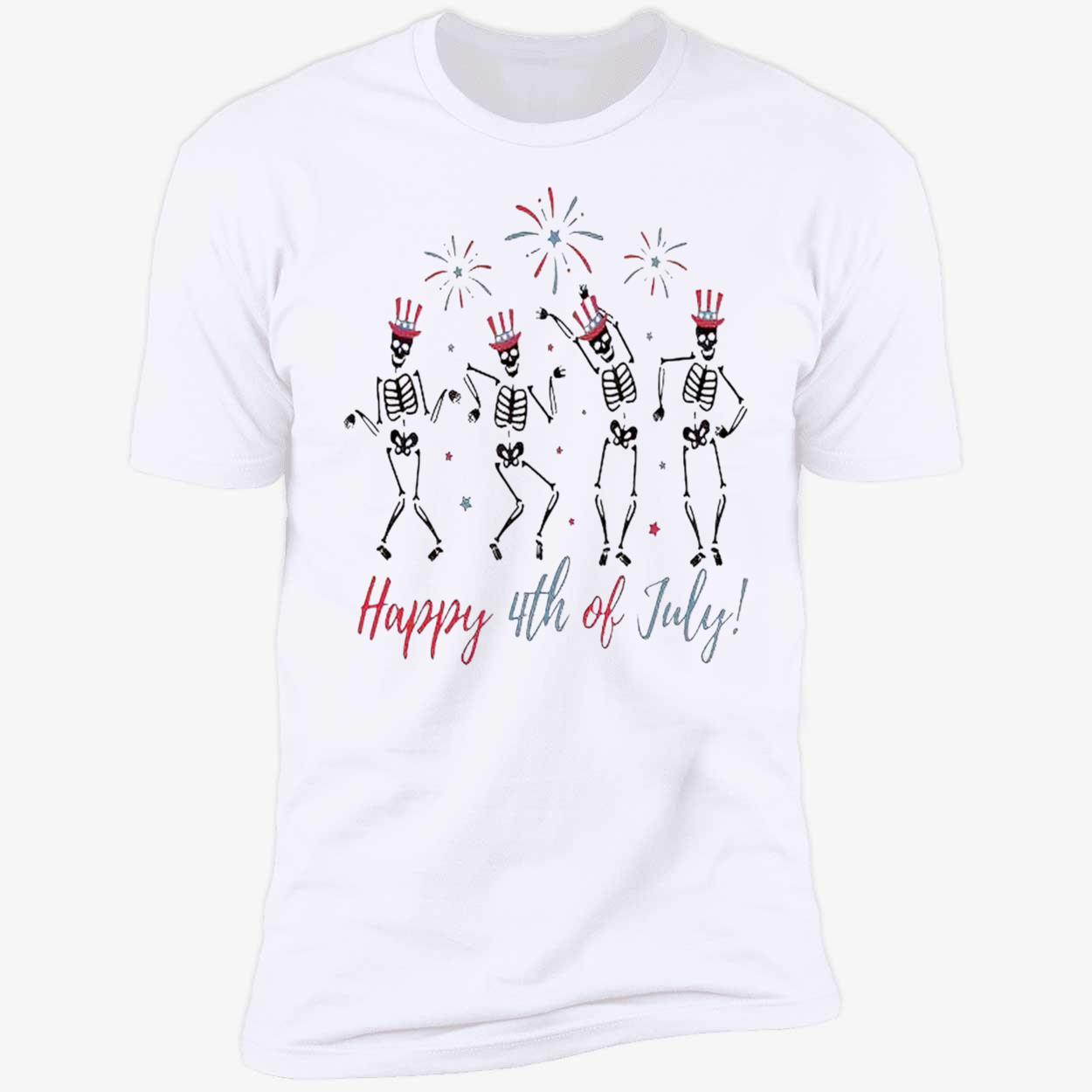 Dancing Skeleton 4Th Of July Shirt Dancing Skeleton 4Th Of July Shirt