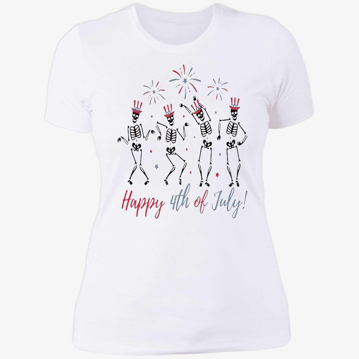 Dancing Skeleton 4Th Of July Shirt Dancing Skeleton 4Th Of July Shirt