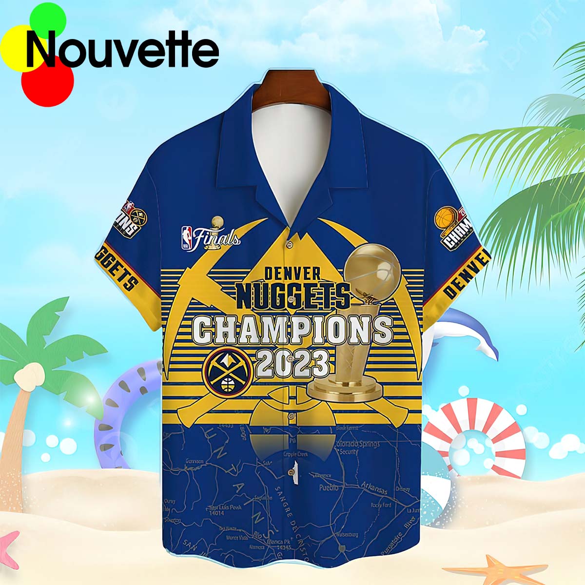 Denver The Finals Character Champions 2023 Hawaiian Shirt Denver The Finals Character Champions 2023 Hawaiian Shirt