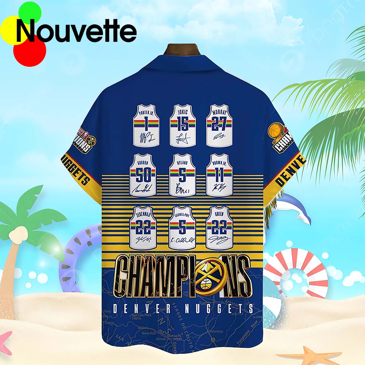 Denver The Finals Character Champions 2023 Hawaiian Shirt Denver The Finals Character Champions 2023 Hawaiian Shirt
