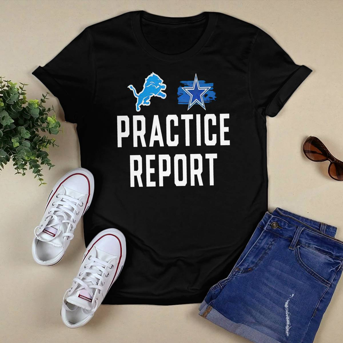 Detroit Lions Vs Dallas Cowboys Practice Report Shirt56 Lions Vs Cowboys Practice Report Shirt