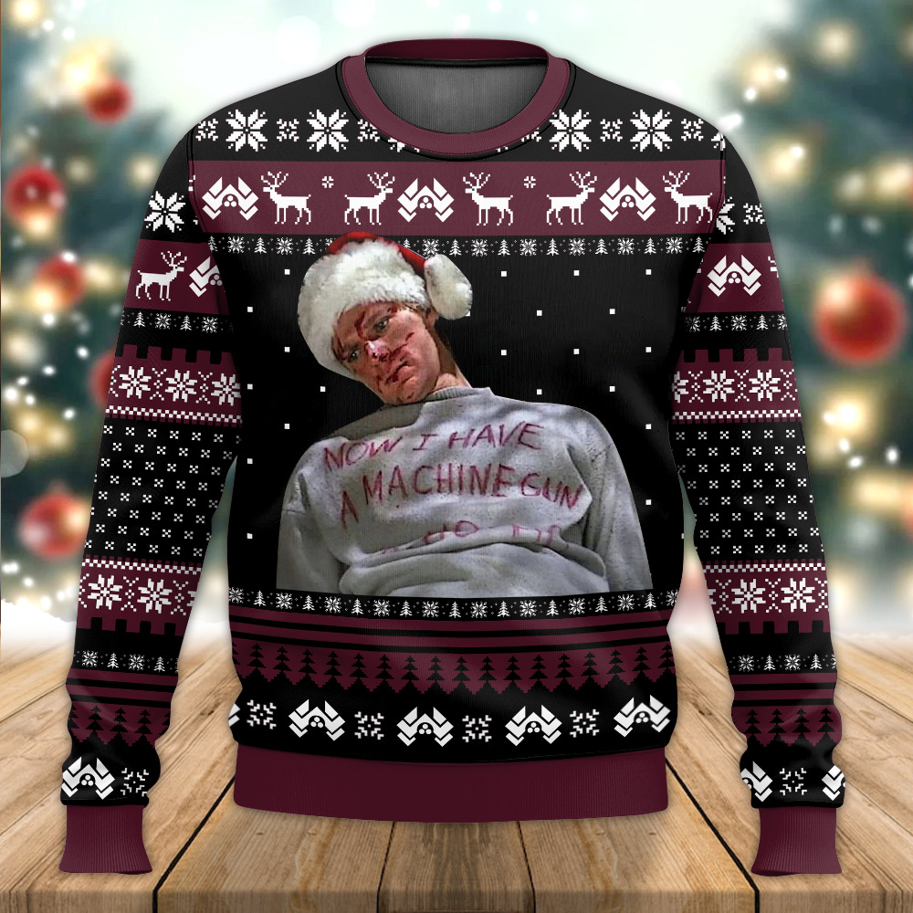 Died Hard I Have A Machine Ugly Sweater Died Hard I Have A Machine Ugly Sweater