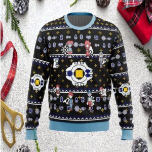 Digimon Characters Christmas Sweater