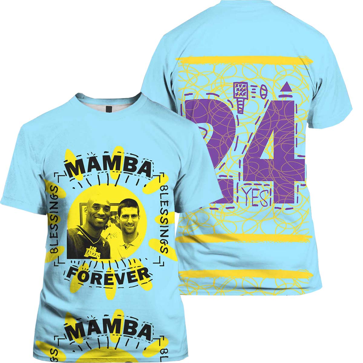 Djokovic Kobe Mamba Forever Shirt Djokovic Kobe Mamba Forever Shirt
