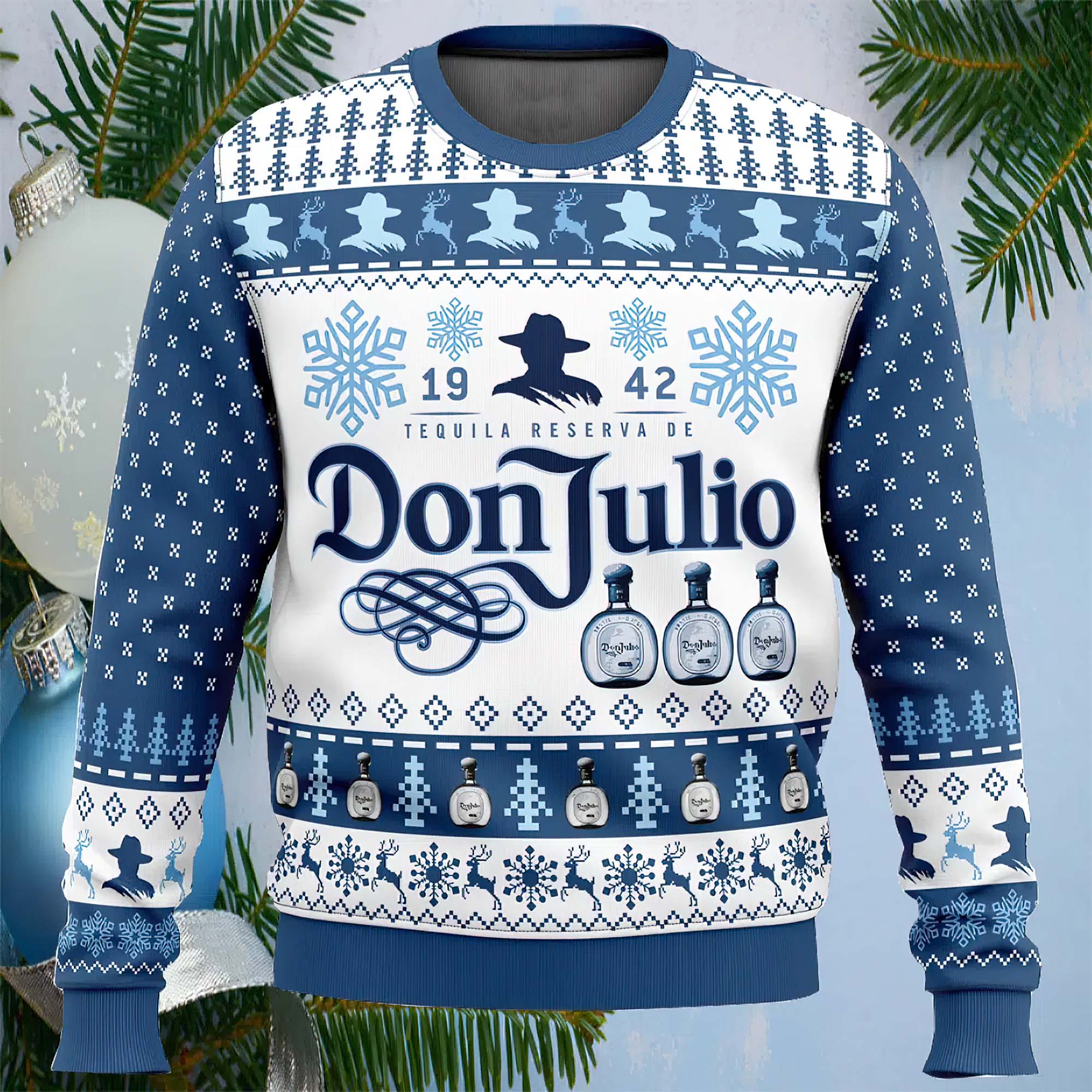 Don Julio Ugly Christmas Sweater Don Julio Ugly Christmas Sweater
