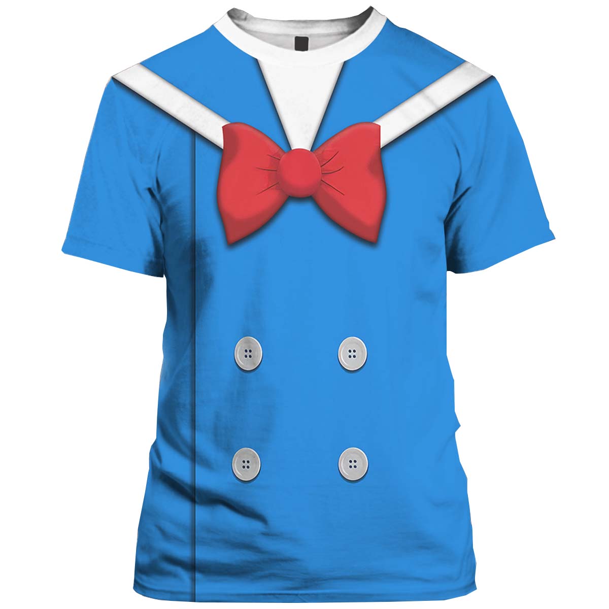 Donald Duck Halloween Cosplay Costume Shirt Donald Duck Halloween Cosplay Costume Shirt