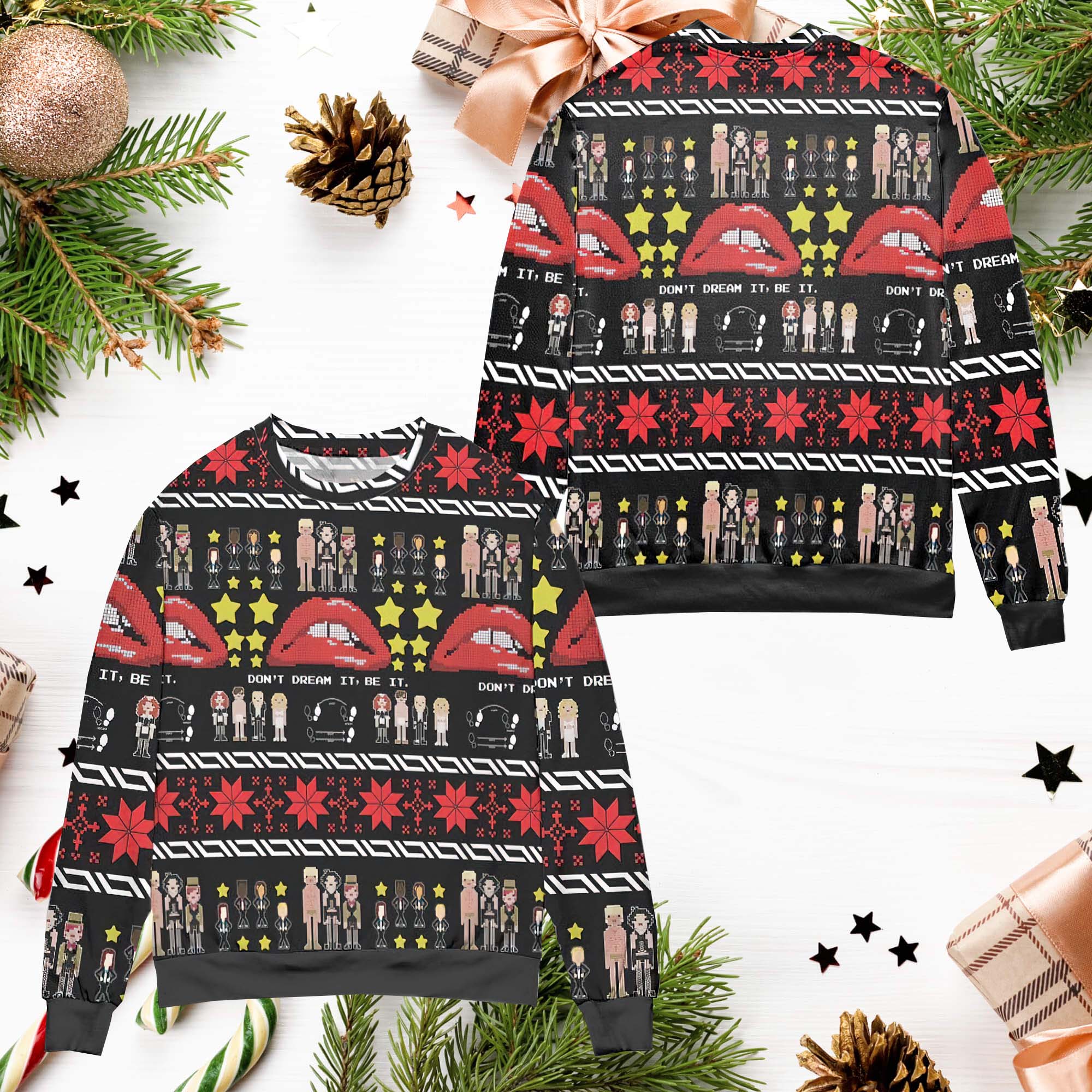 Don’T Dream It Be It Ugly Christmas Sweater Don’T Dream It Be It Ugly Christmas Sweater