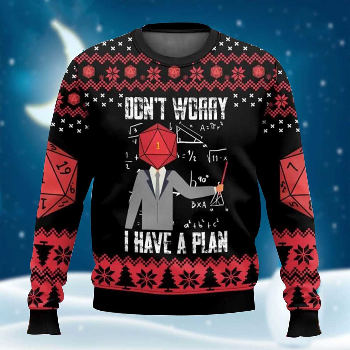 Dont Worry I Have A Plan Ugly Christmas Sweater Dont Worry I Have A Plan Ugly Christmas Sweater