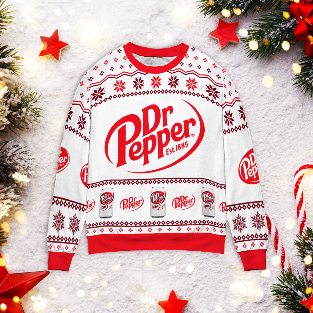 Dr Pepper Christmas Sweater Dr Pepper Christmas Sweater