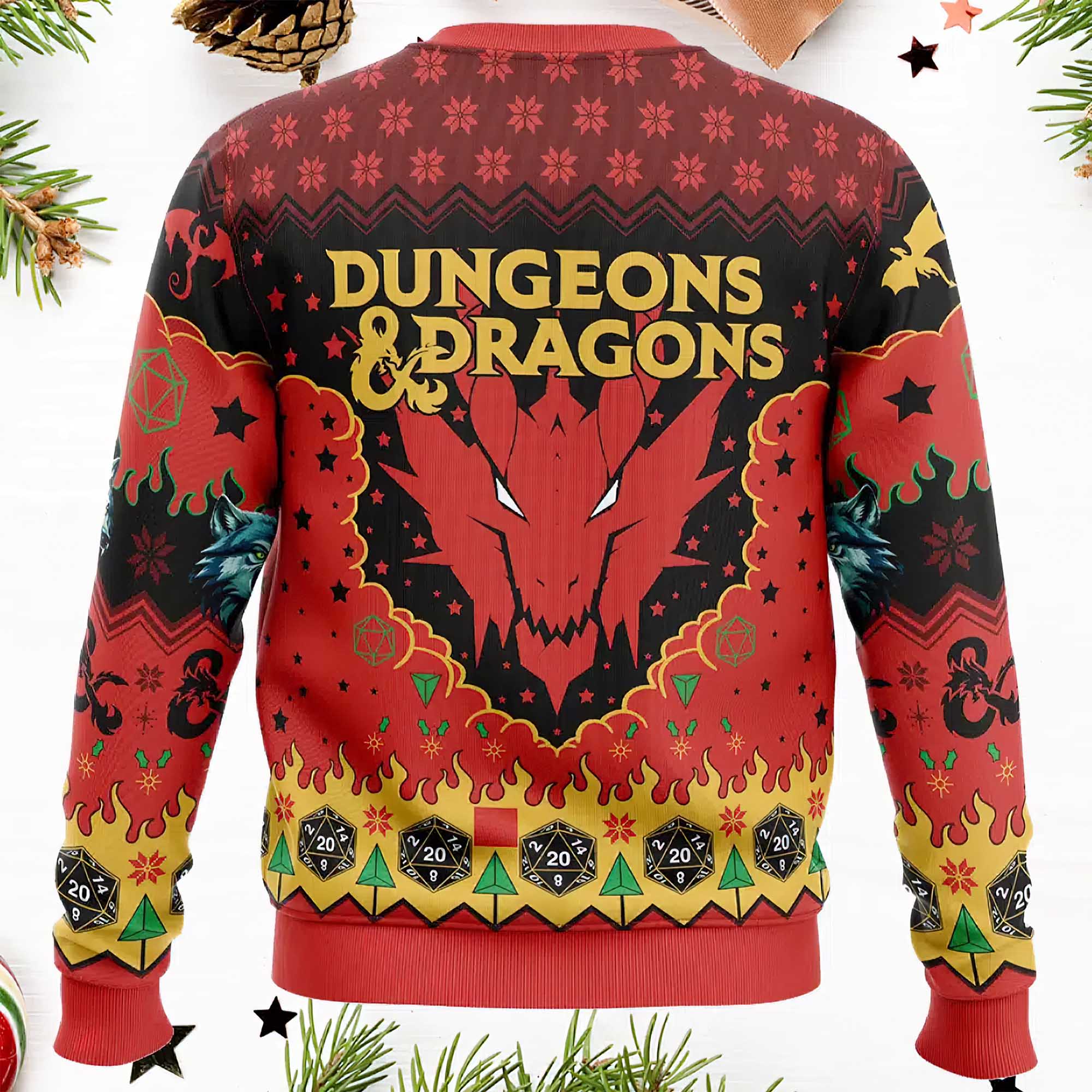 Dungeons And Dragons Ugly Christmas Sweater Dungeons And Dragons Ugly Christmas Sweater